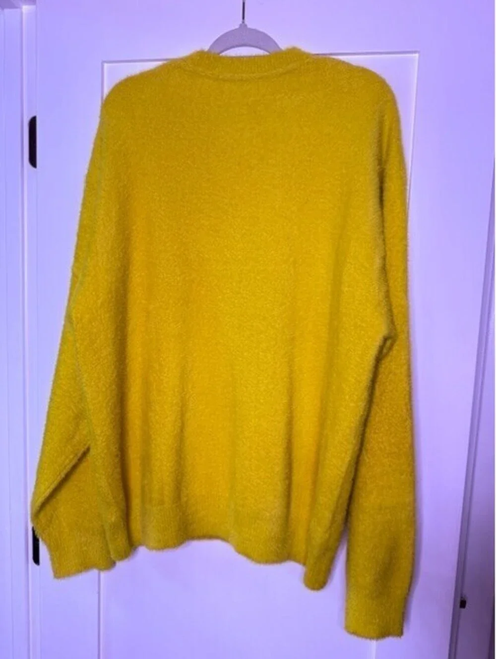 Jordan Men's XL Crewneck Sweatshirt Yellow White Logo FV8027-726 NWT MSRP$ 125